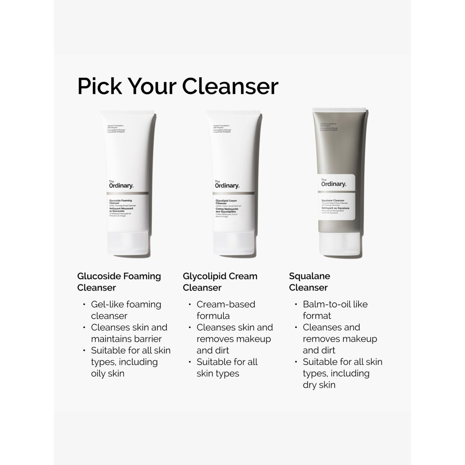 The Ordinary squalane cleanser 150ml, UK version