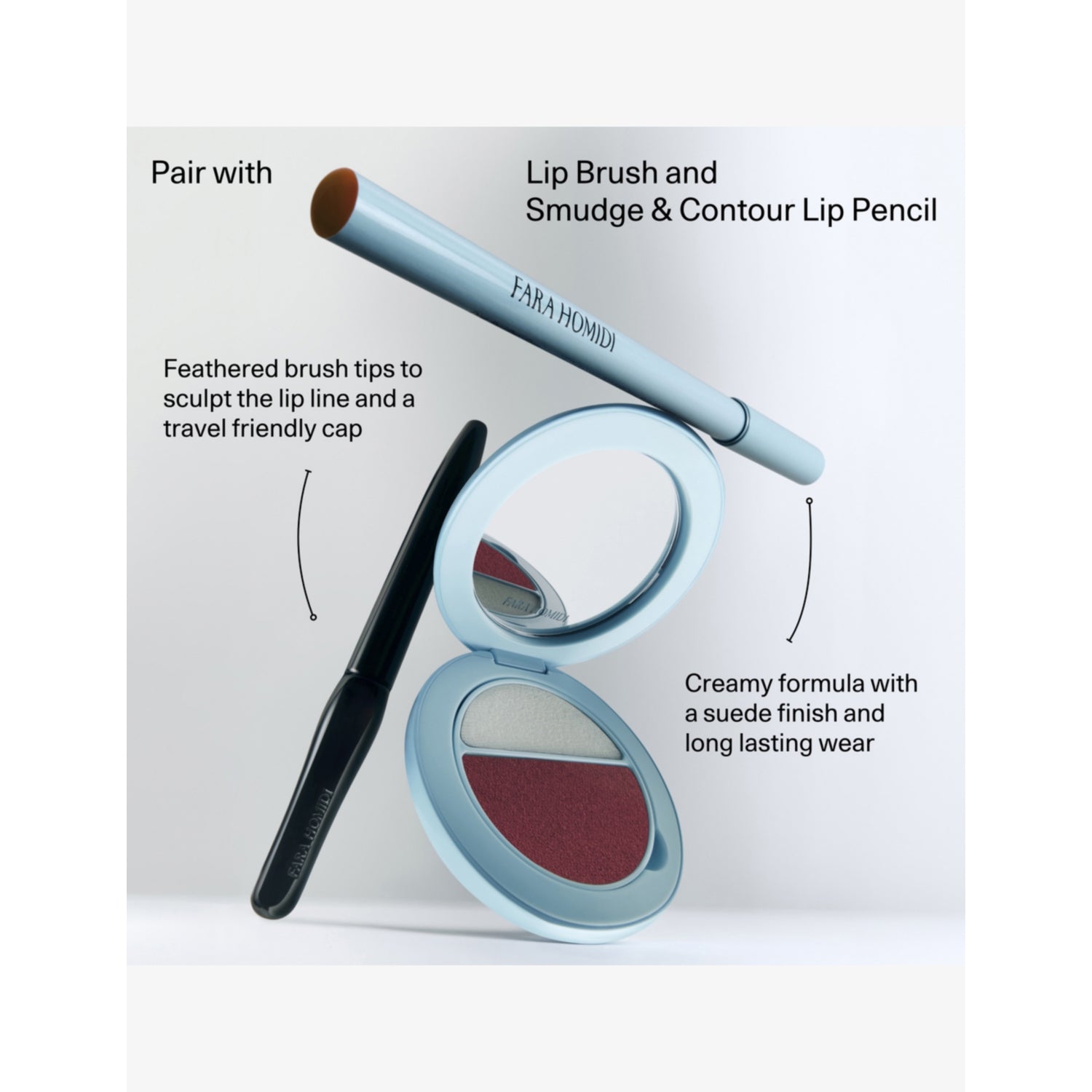 Fara Homidi Essential Lip Compact Refill 3.7g (British brand)