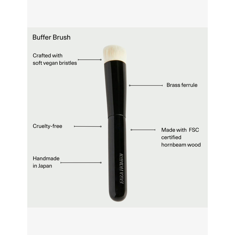 Fara Homidi Buffer Brush dual-sided makeup brush - British product