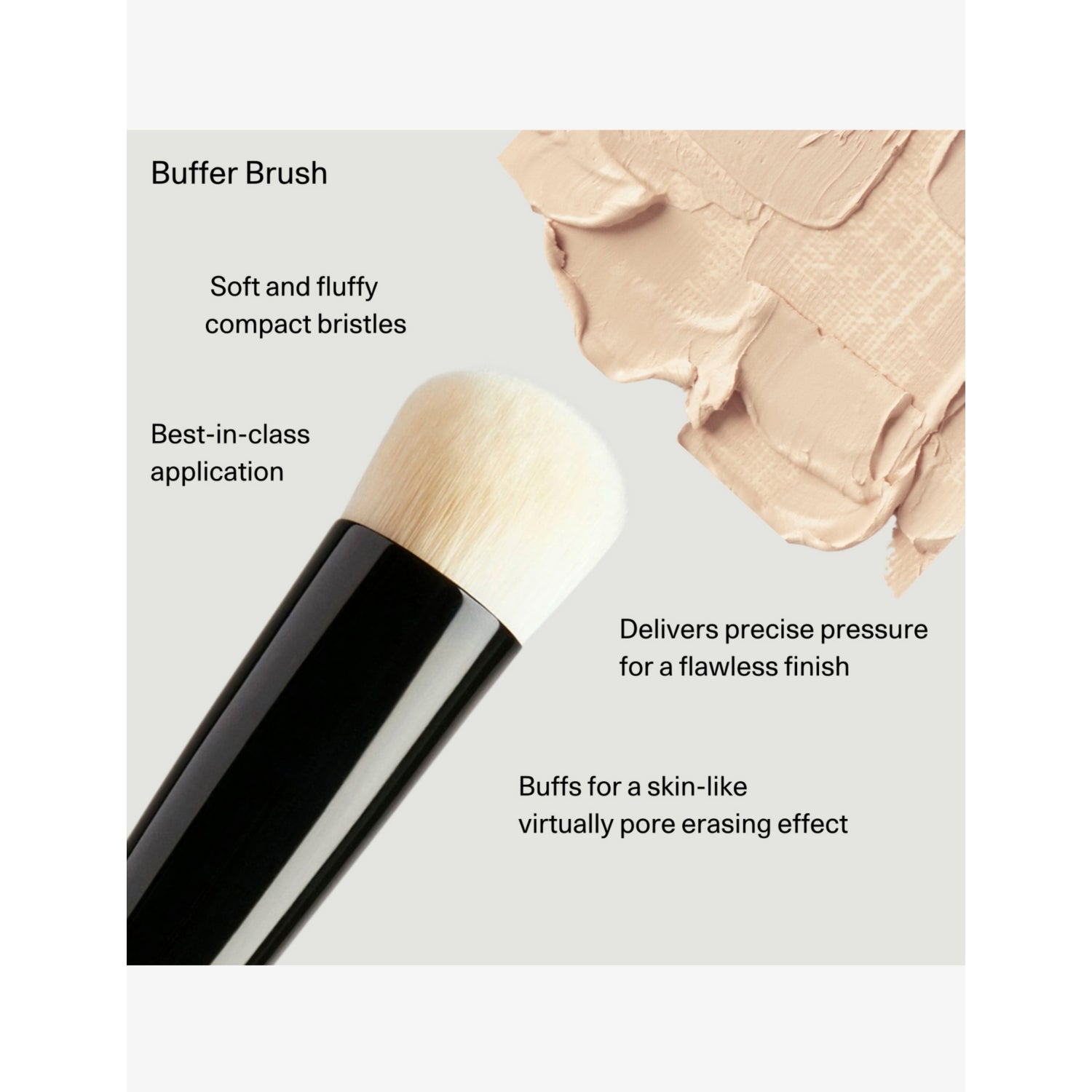 Fara Homidi Buffer Brush dual-sided makeup brush - British product
