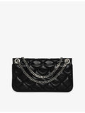 Zadig&Voltaire Rock II quilted leather clutch bag, UK version