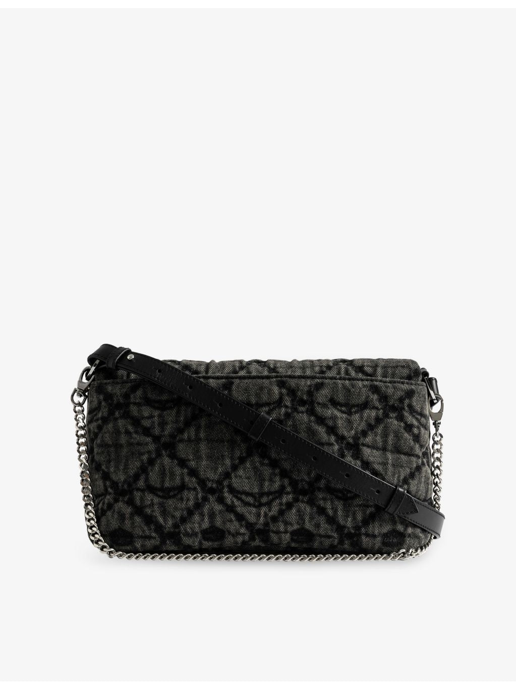 Zadig Voltaire Rocky II quilted denim shoulder bag, UK version