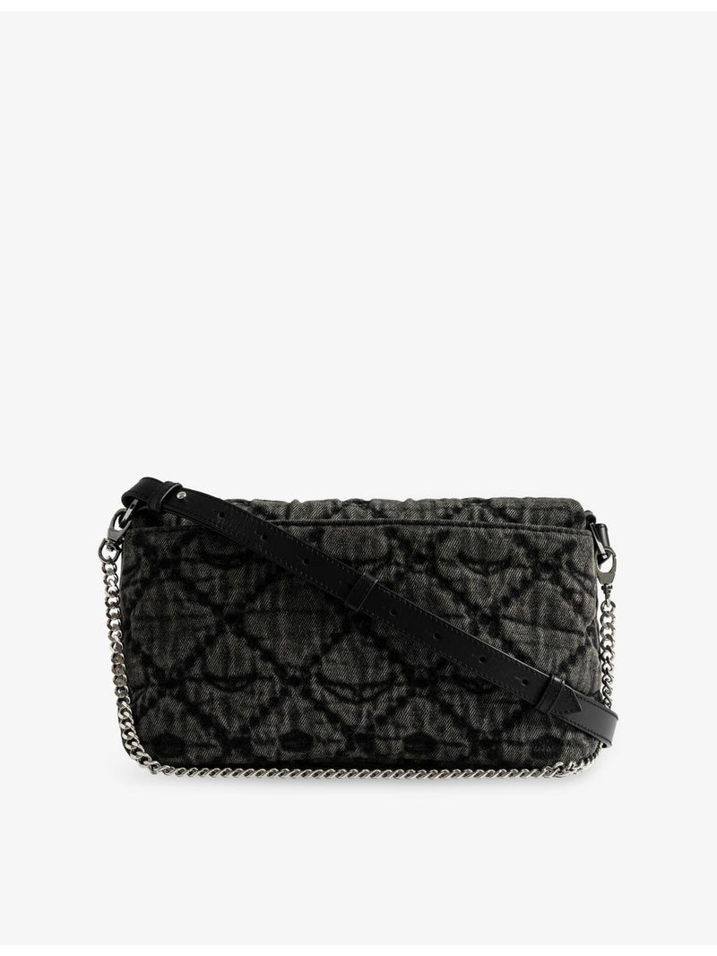 Zadig Voltaire Rocky II quilted denim shoulder bag, UK version