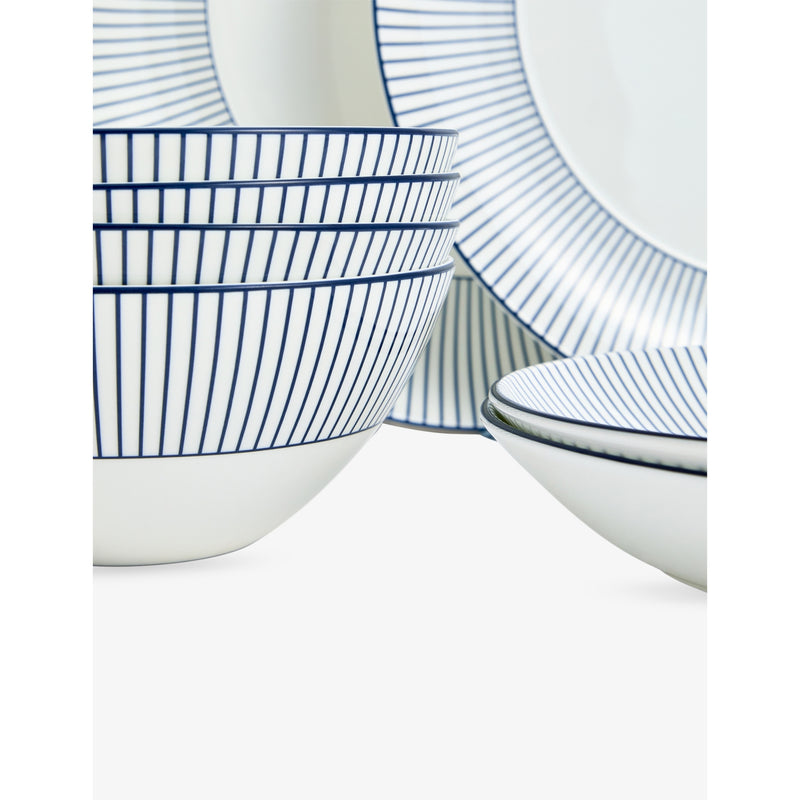 Wedgwood dinnerware set Gio pinstripe 12-piece, UK version