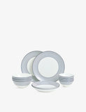 Wedgwood dinnerware set Gio pinstripe 12-piece, UK version