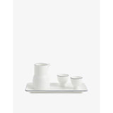 Wedgwood Gio bone china baijiu set and tray, UK version