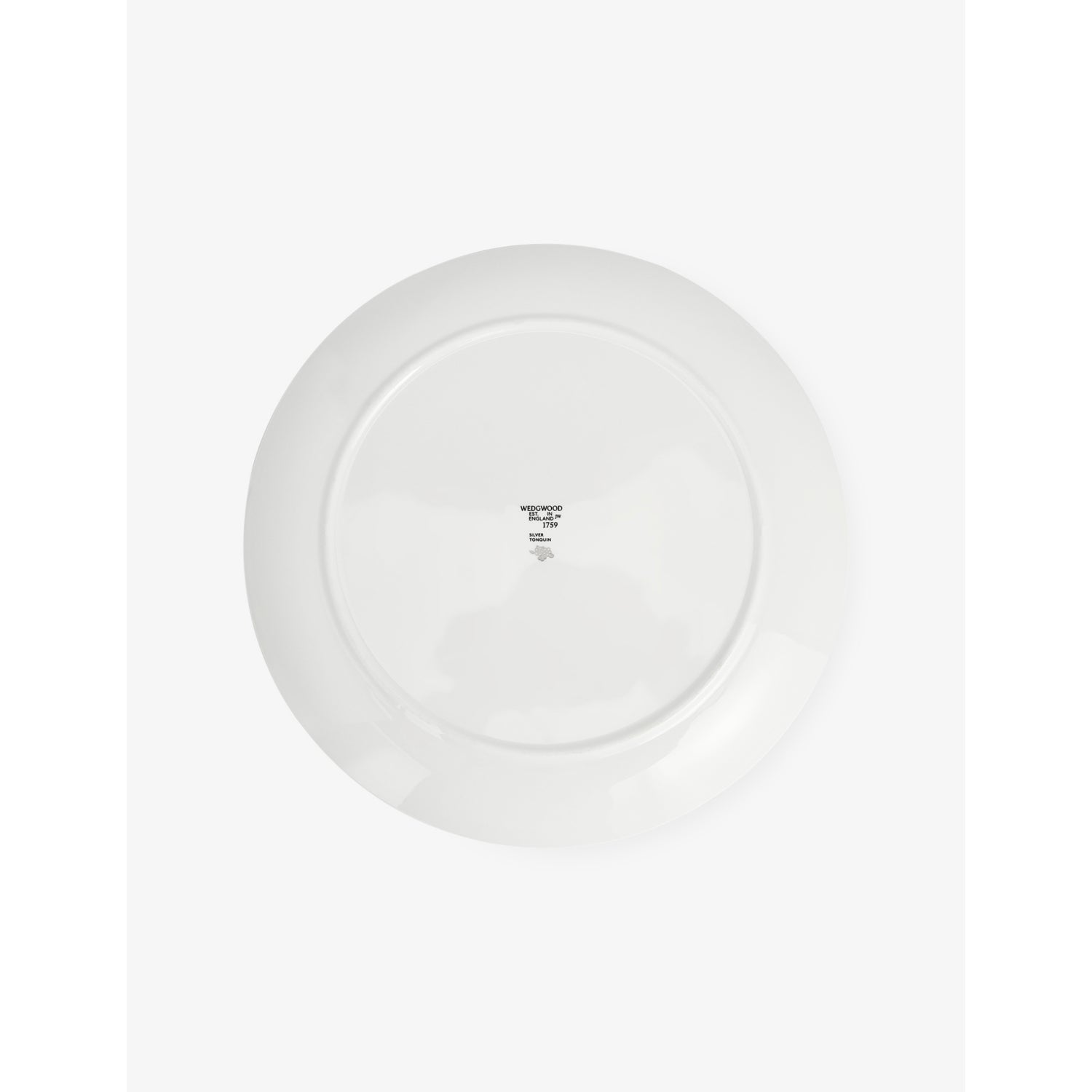 Wedgwood Silver Tonquin bone china plate 34cm - British product