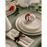 Wedgwood Silver Tonquin bone china plate 34cm - British product