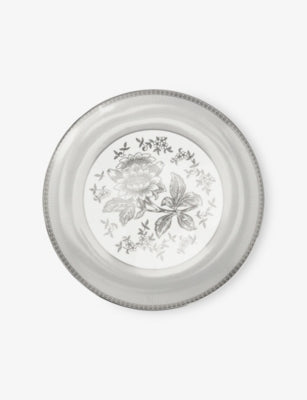 Wedgwood Silver Tonquin bone china plate 34cm - British product