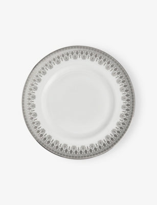 Wedgwood Silver Tonquin bone-china plate 27cm (British brand)