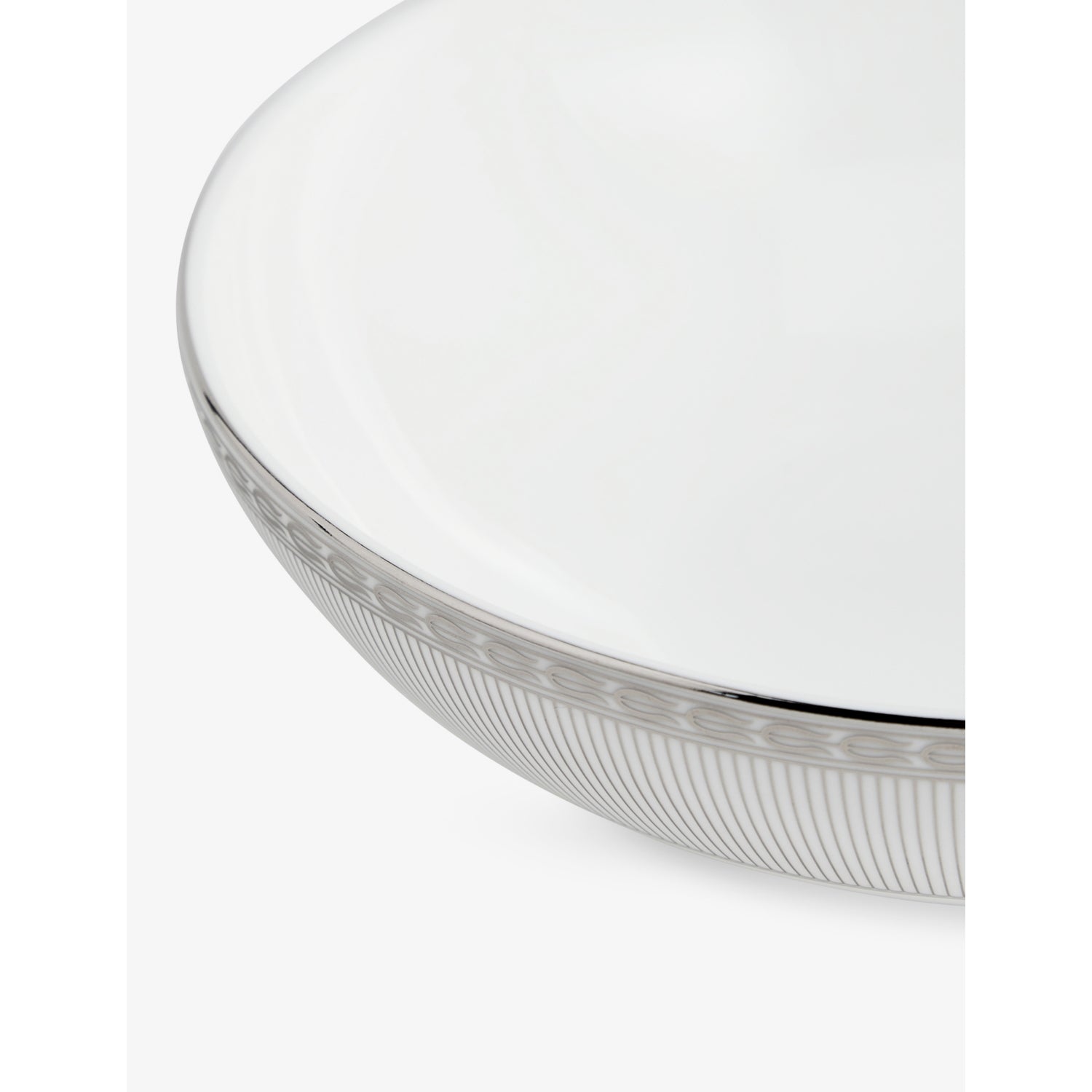 Wedgwood Silver Tonquin bone china cereal bowl 18cm - British product