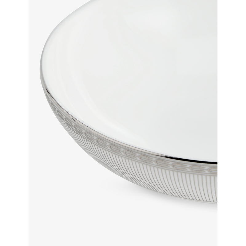 Wedgwood Silver Tonquin bone china cereal bowl 18cm - British product