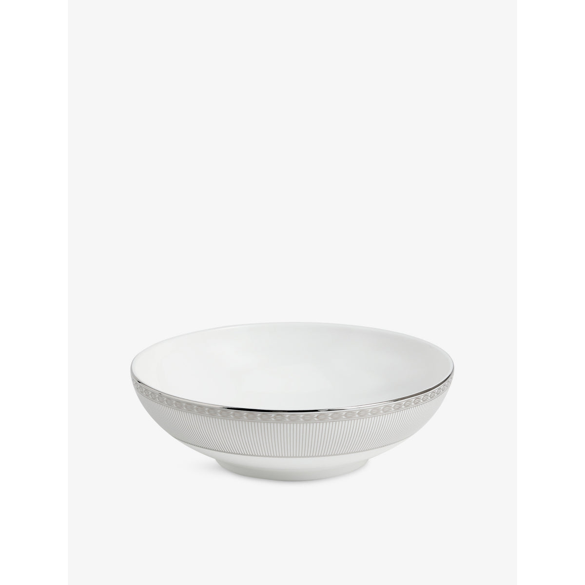 Wedgwood Silver Tonquin bone china cereal bowl 18cm - British product