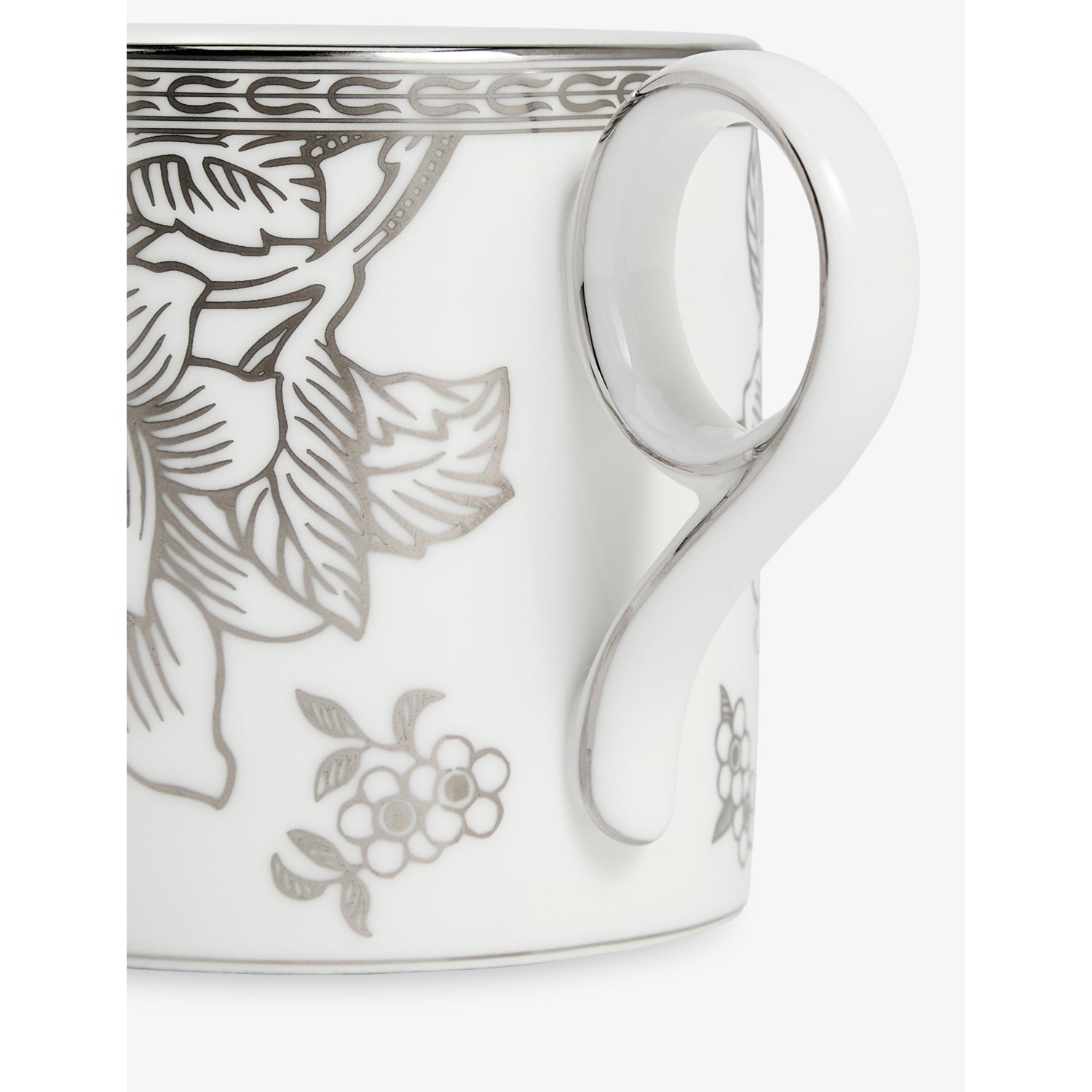 Wedgwood Silver Tonquin bone china mug 270ml - British product