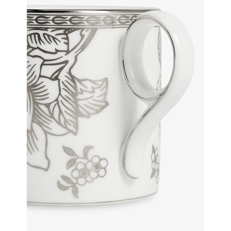 Wedgwood Silver Tonquin bone china mug 270ml - British product