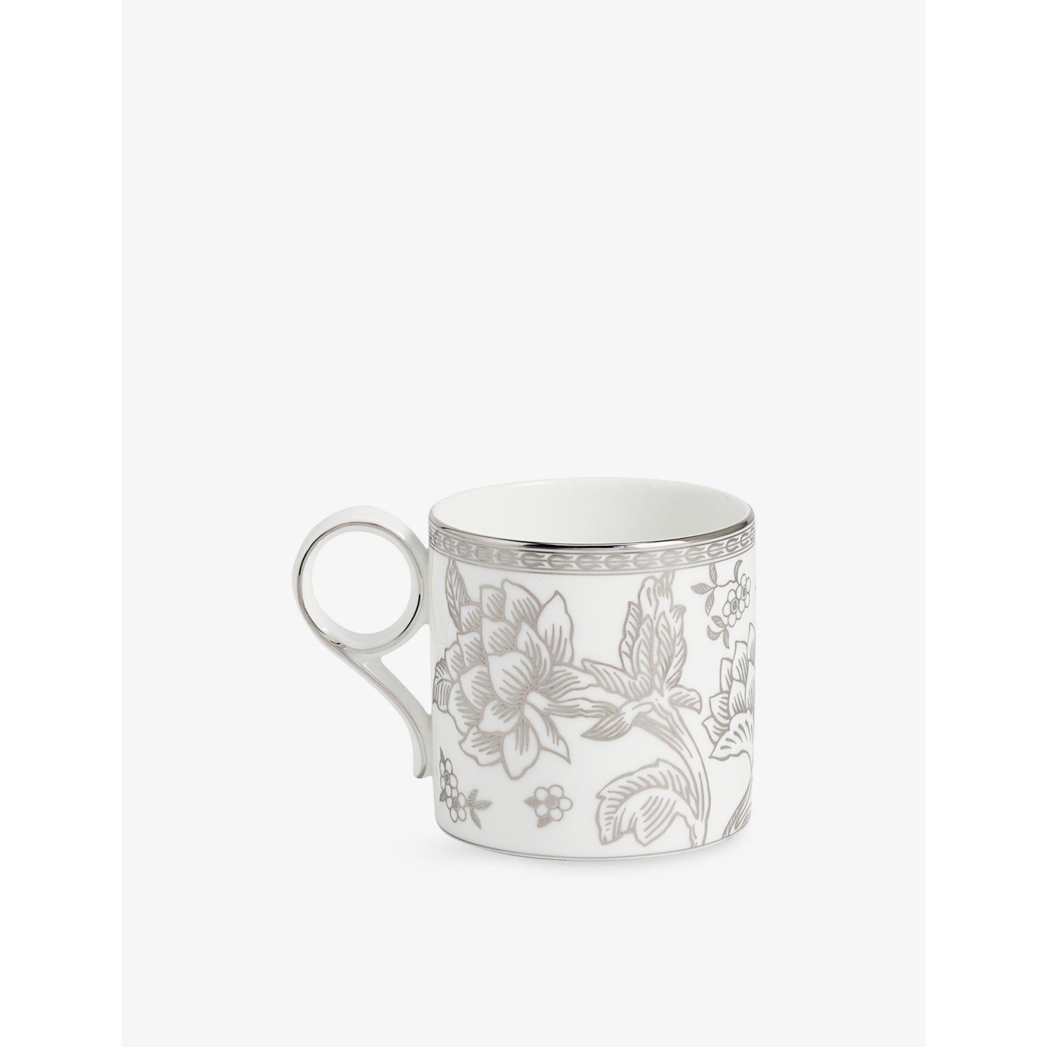 Wedgwood Silver Tonquin bone china mug 270ml - British product
