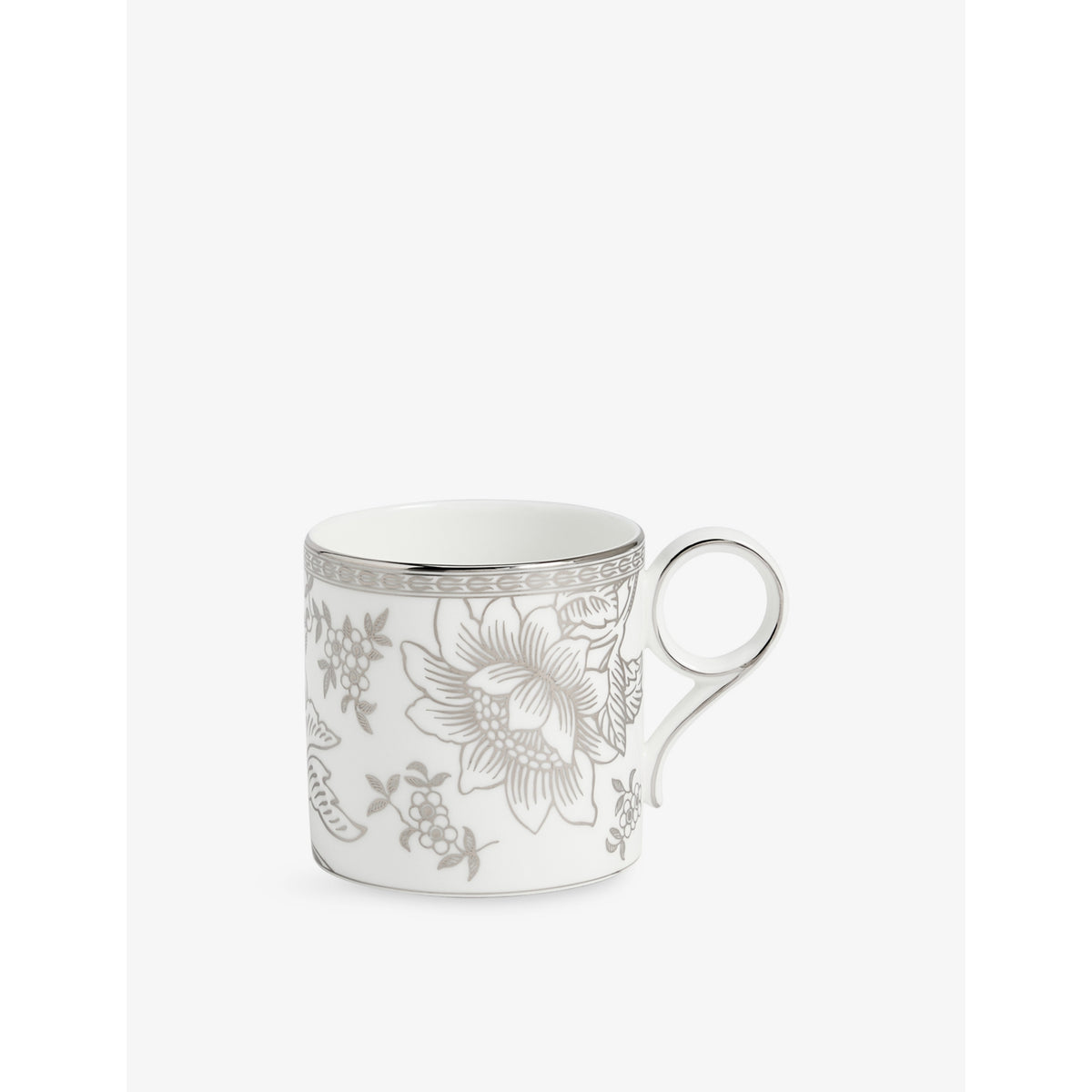 Wedgwood Silver Tonquin bone china mug 270ml - British product