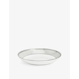 Wedgwood Silver Tonquin bone china deep plate 22cm - British product