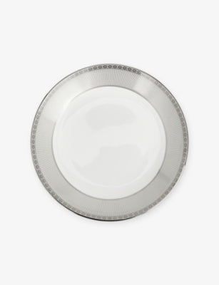 Wedgwood Silver Tonquin bone china deep plate 22cm - British product