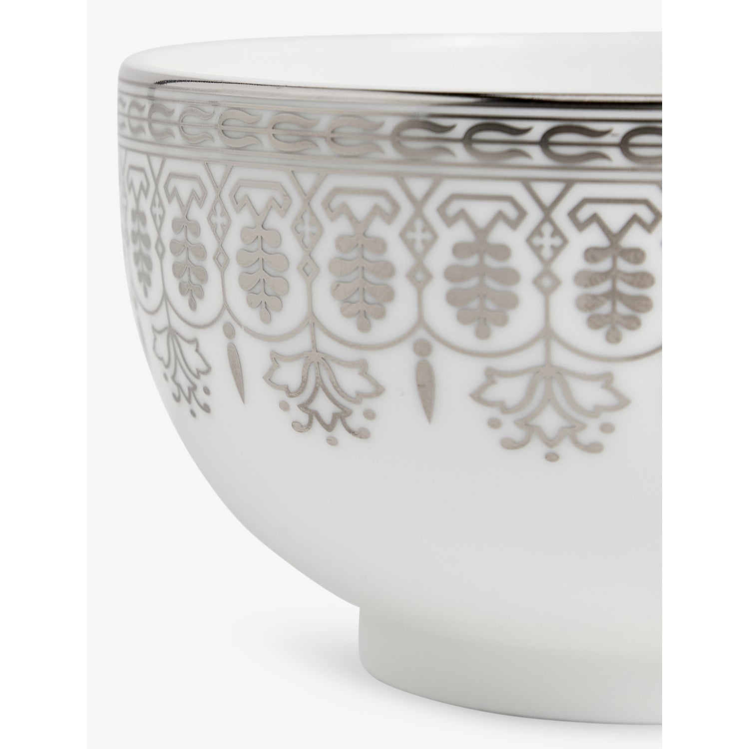 Wedgwood Silver Tonquin bone china bowl 11cm, imported from the UK