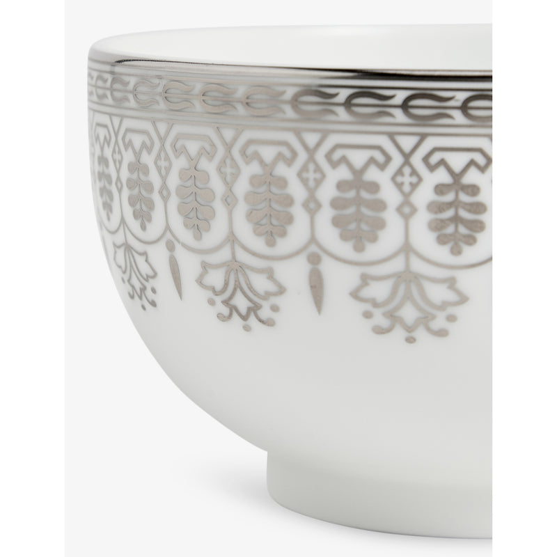 Wedgwood Silver Tonquin bone china bowl 11cm, imported from the UK