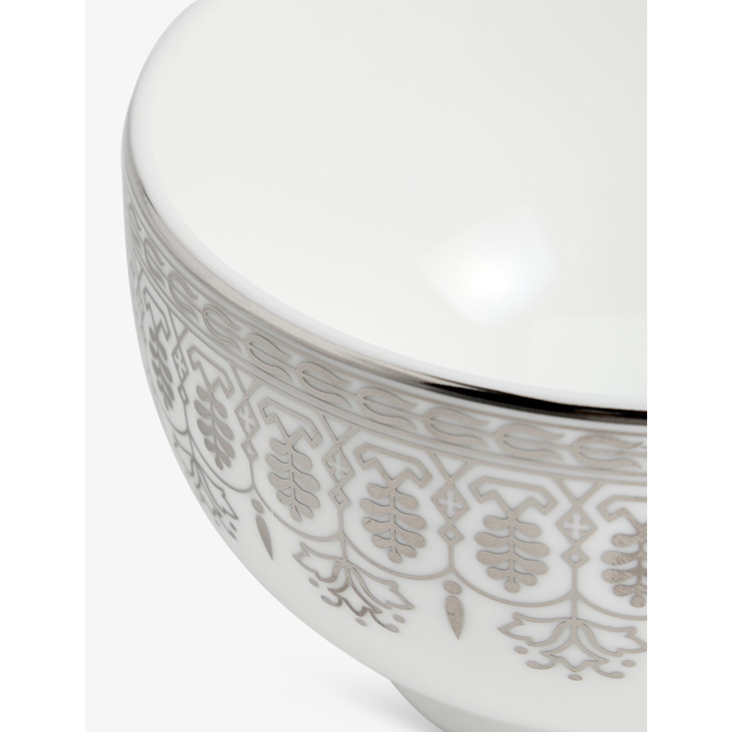 Wedgwood Silver Tonquin bone china bowl 11cm, imported from the UK