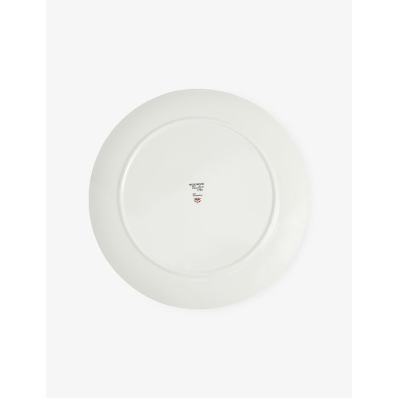 Wedgwood Red Splendour bone china charger plate 34cm, UK version