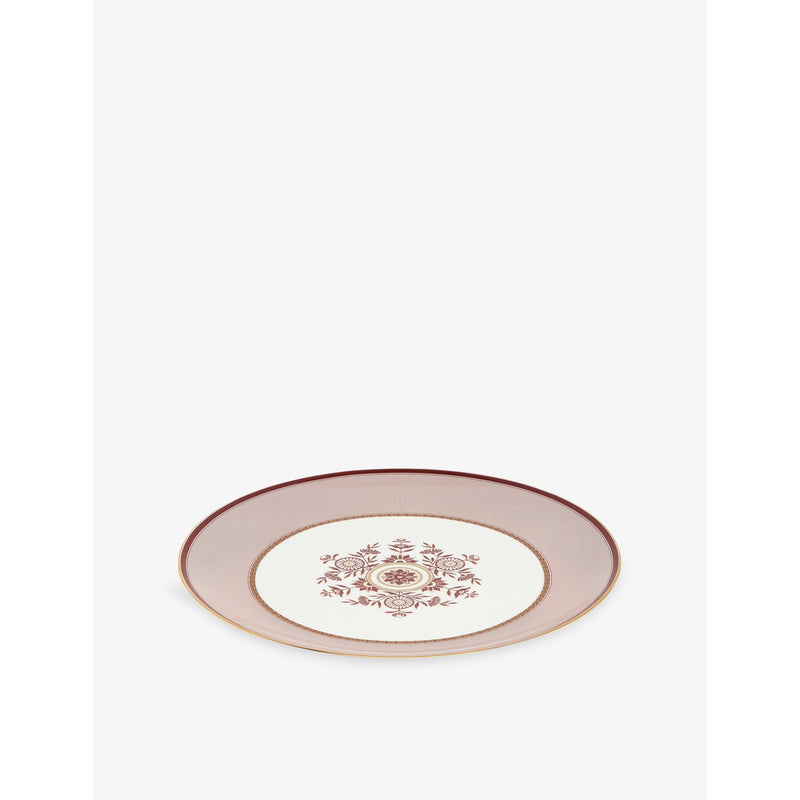 Wedgwood Red Splendour bone china charger plate 34cm, UK version