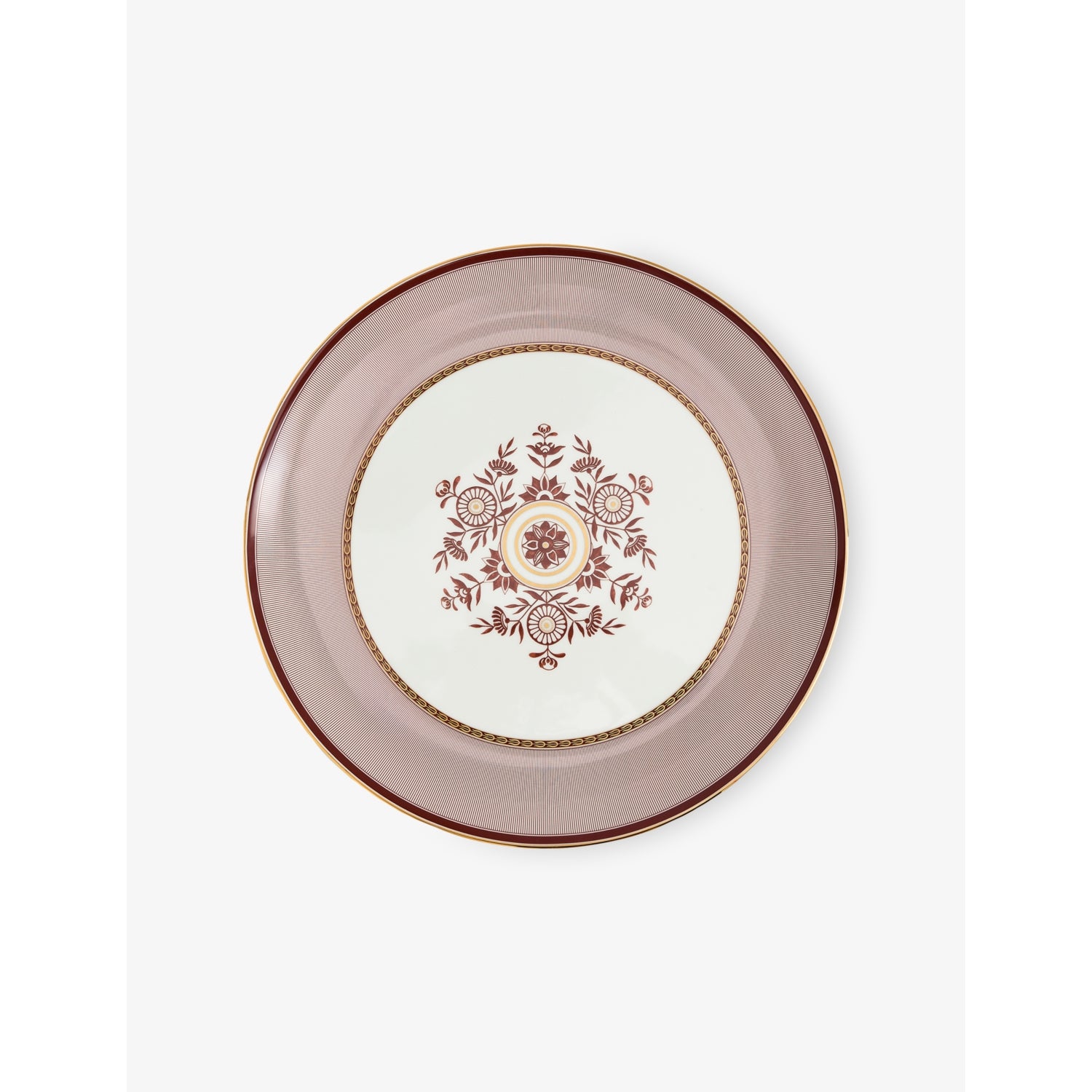 Wedgwood Red Splendour bone china charger plate 34cm, UK version