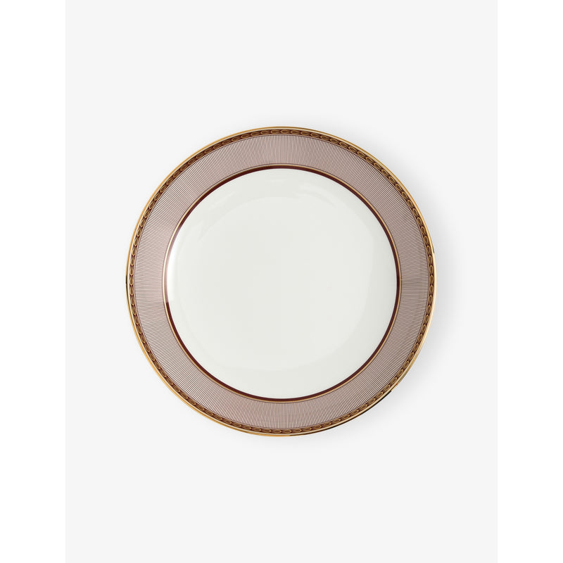 Wedgwood Red Splendour bone china deep plate 22cm - British product
