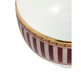 Wedgwood Red Splendour bone china bowl 11cm, UK version