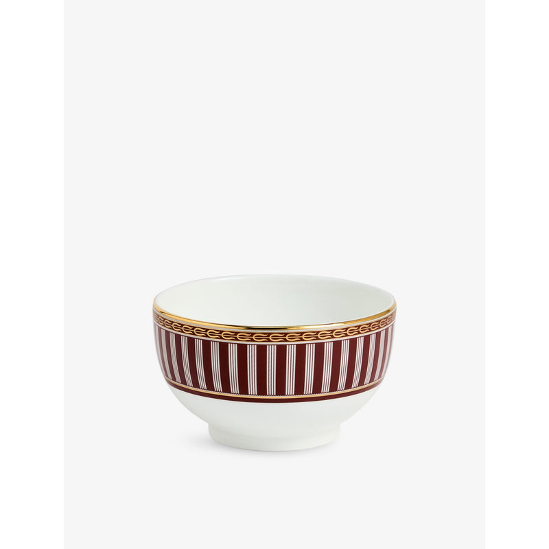 Wedgwood Red Splendour bone china bowl 11cm, UK version