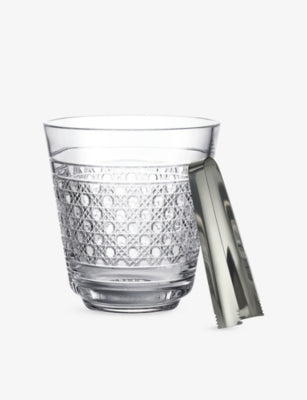 Waterford crystal ice bucket and tongs Opulence collection, UK version
