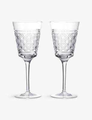 Waterford Opulence red wine crystal glasses set of two (British brand)