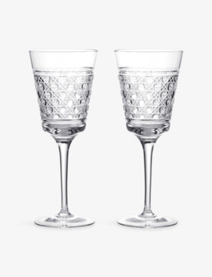 Waterford Opulence white wine glasses set of two (British brand)