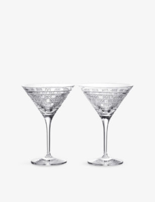 Waterford Opulence martini glass set of two (British brand)