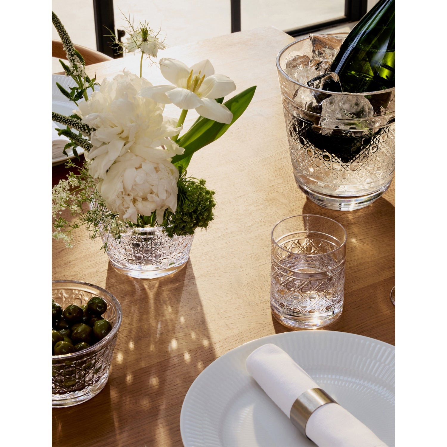Waterford Opulence crystal tumbler set of two - British product