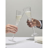 Waterford crystal toasting flutes set of two (British brand)