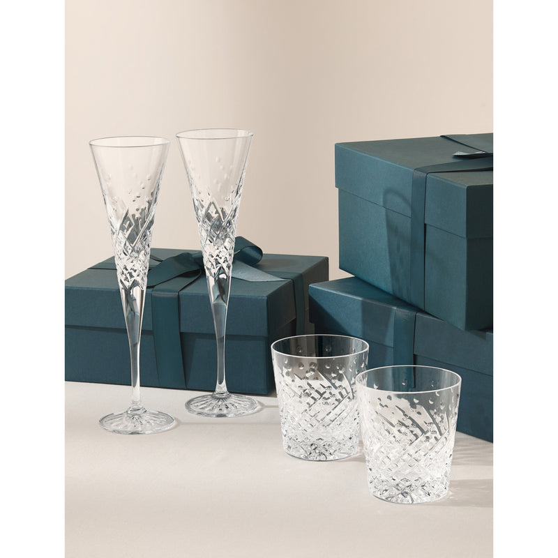 Waterford crystal toasting flutes set of two (British brand)