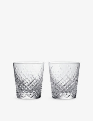 Waterford Celebrations crystal tumblers set of two 340ml (British brand)
