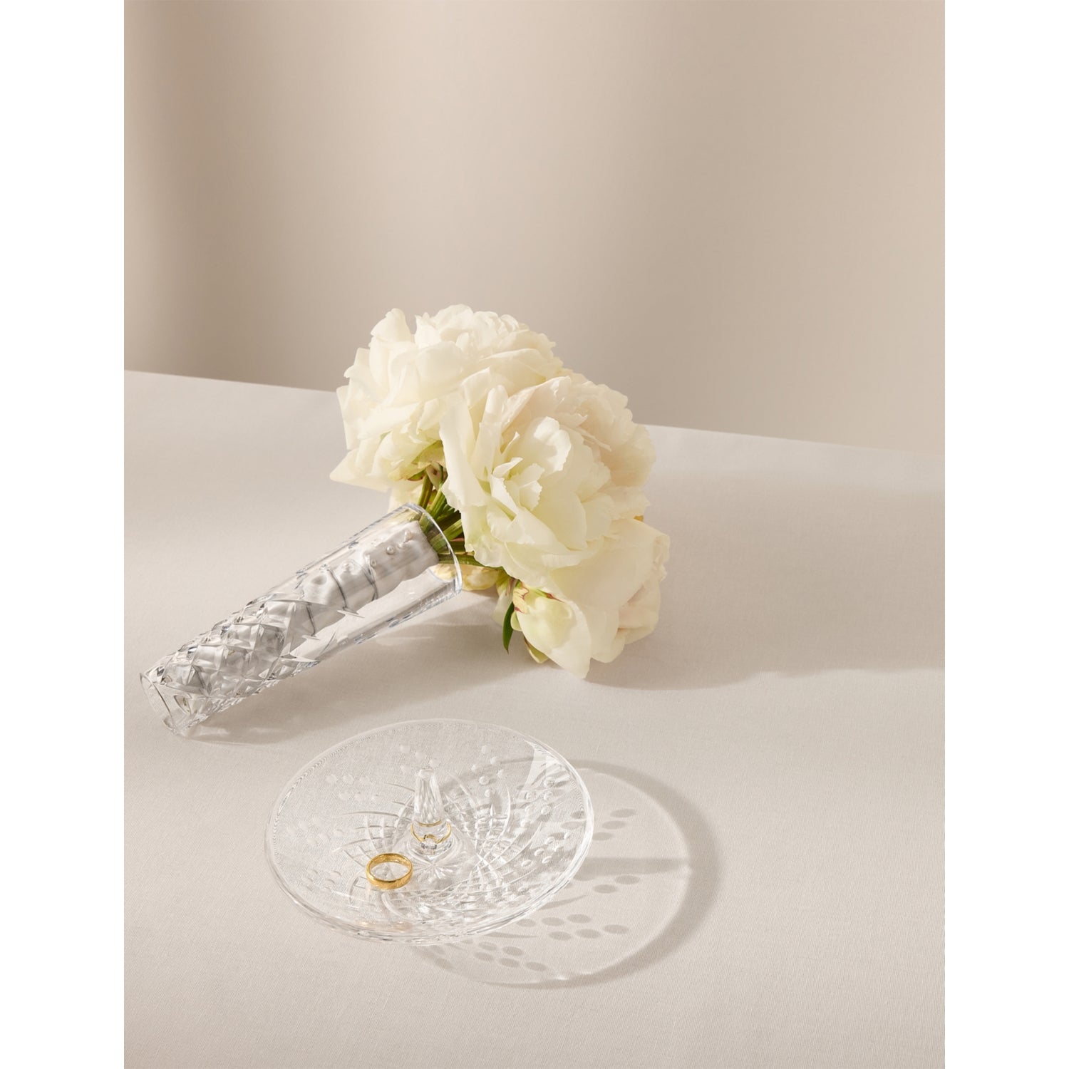 Waterford Celebrations crystal ring holder 15cm (British brand)