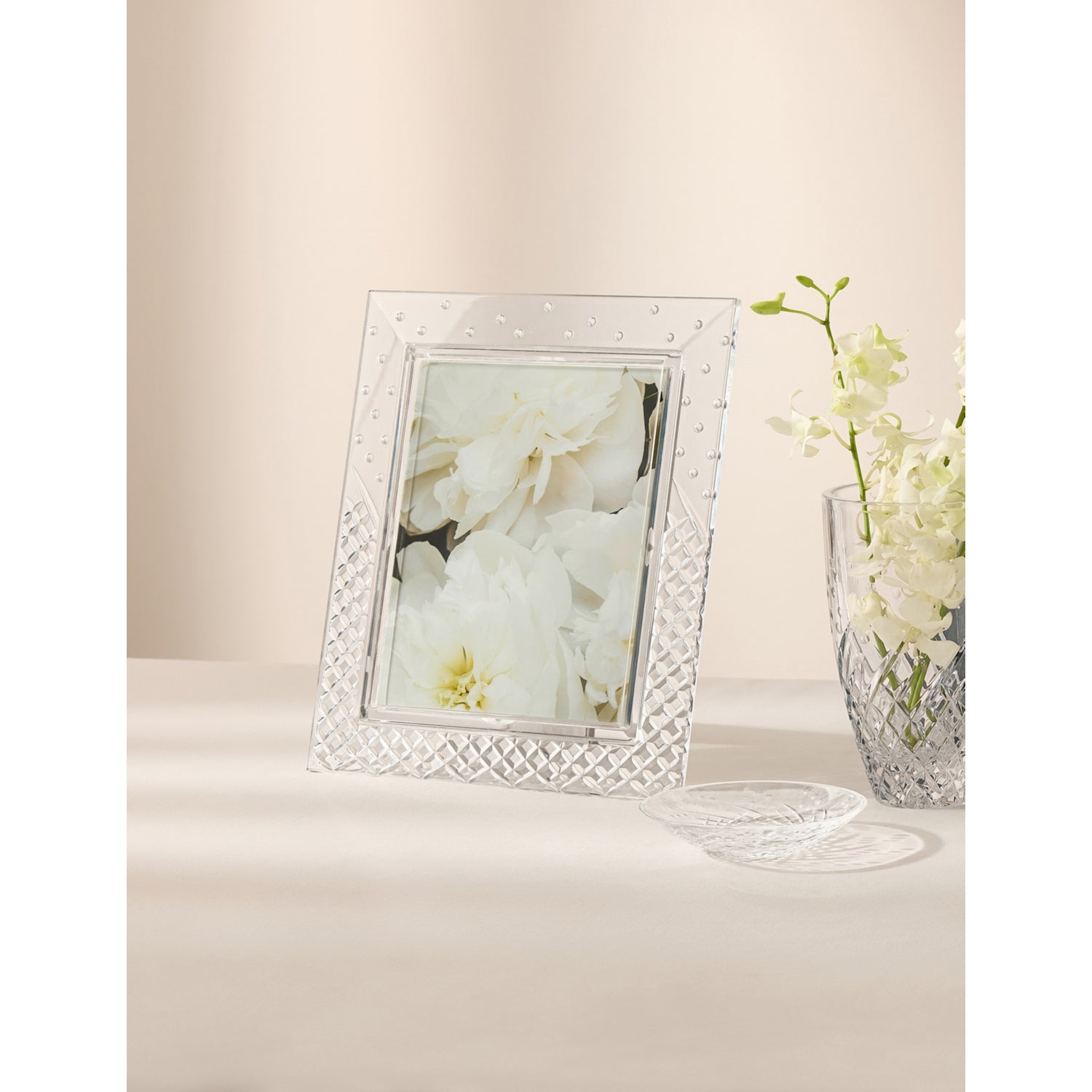 Waterford Celebrations crystal photo frame 8x10, imported from the UK