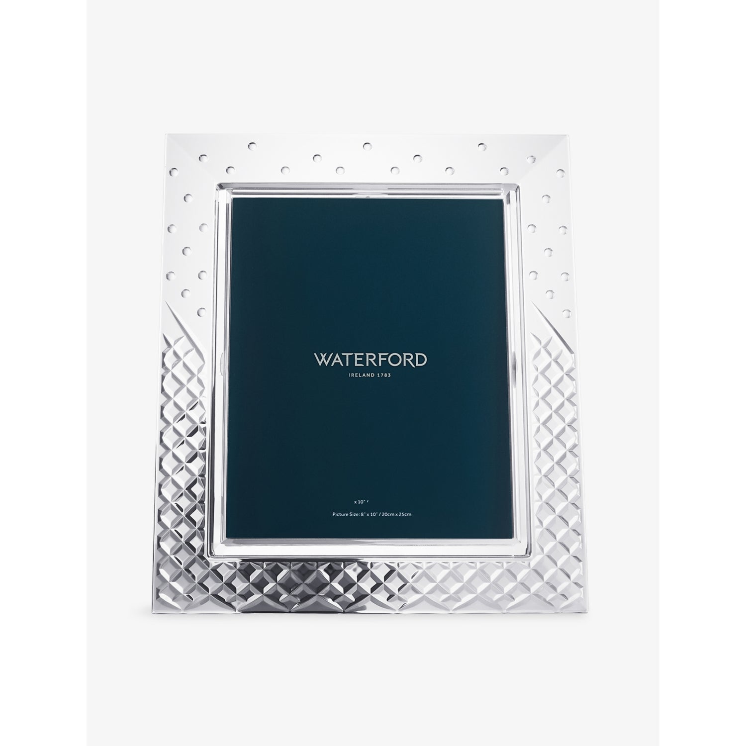 Waterford Celebrations crystal photo frame 8x10, imported from the UK