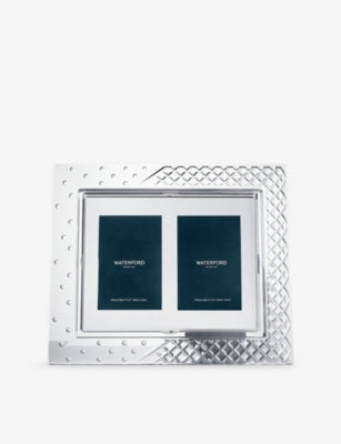 Waterford crystal double-mount photo frame 8x10 (British brand)