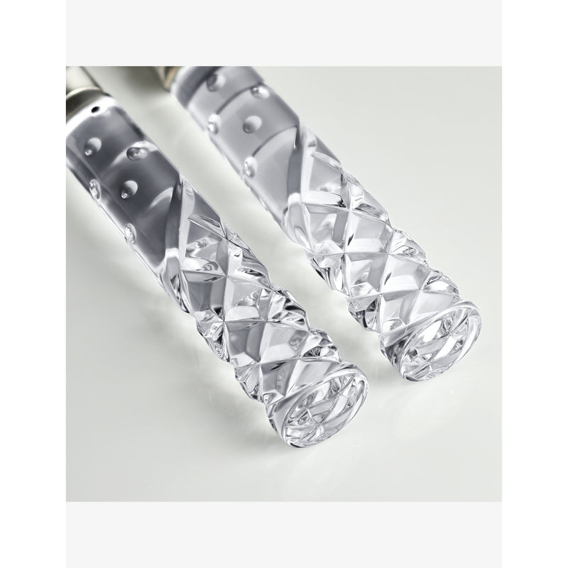 Waterford crystal cake server and 33cm knife (British brand)