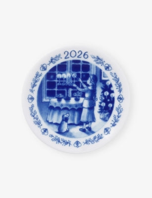 Royal Copenhagen porcelain plaque Blue Collection 2026 8.5cm - British product