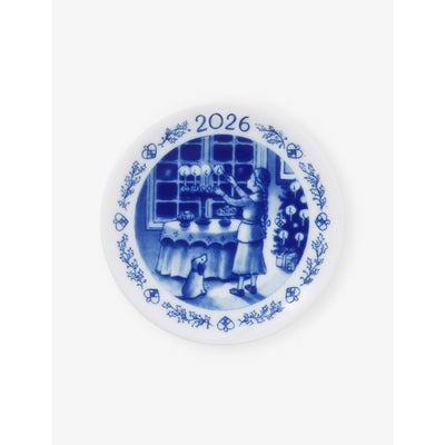 selfridges Royal Copenhagen Blue Collection 2026 Porcelain Plaque 8.5cm- Buy online at McGrocer