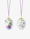 Royal Copenhagen thistle porcelain eggs set of two - British product