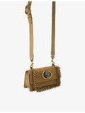 Kurt Geiger Chelsea small suede cross-body bag, imported from the UK