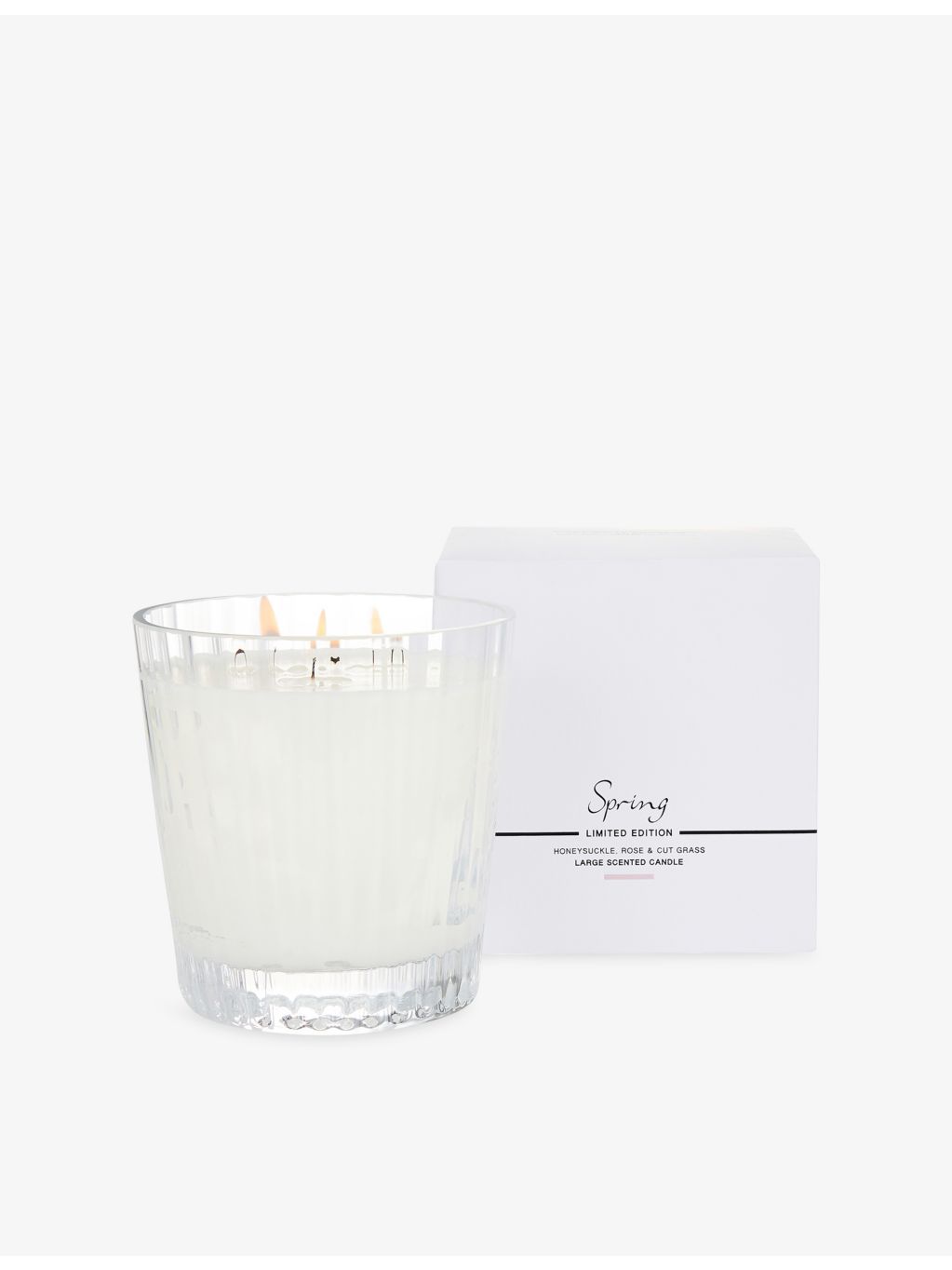 The White Company spring scented mineral-wax candle 650g (British brand)